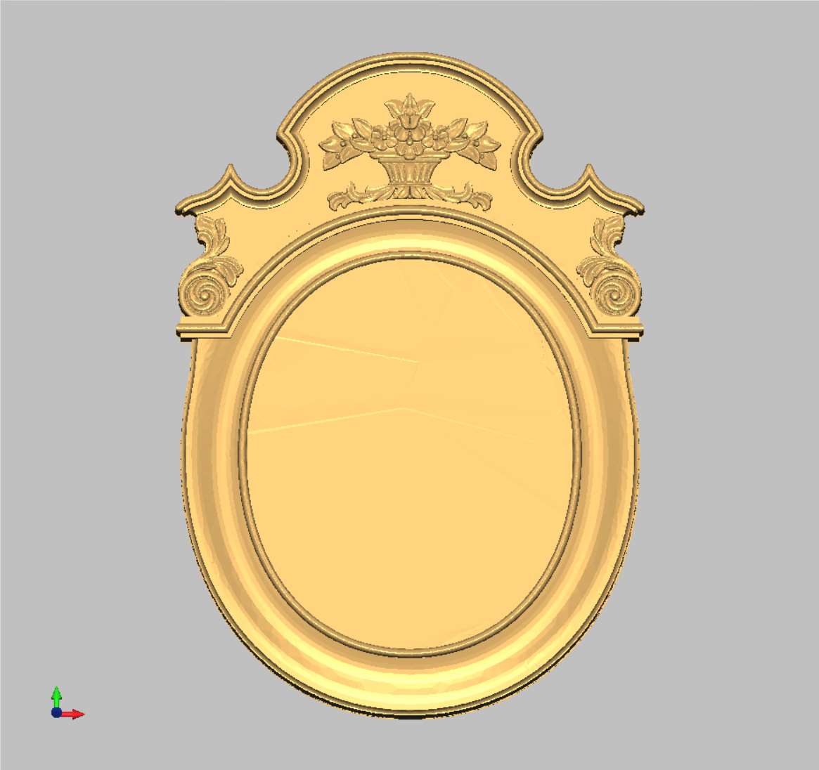 Рамка овальная 