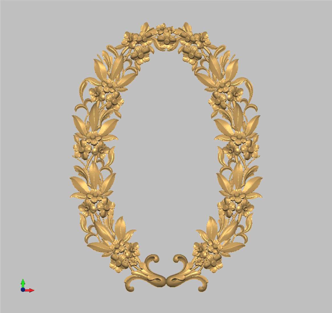 Рамка овальная 