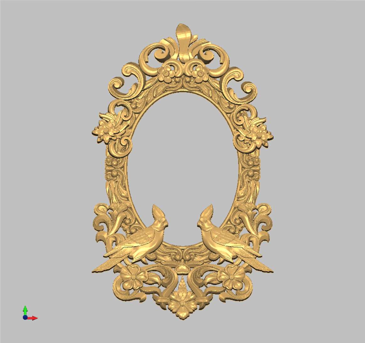 Рамка овальная 