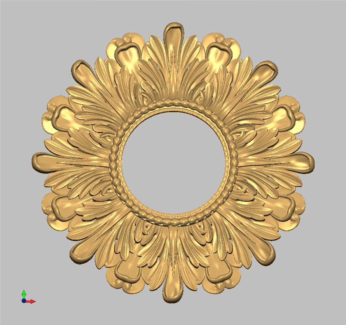 Рамка круглая «Рокайль» (Модель 6229)