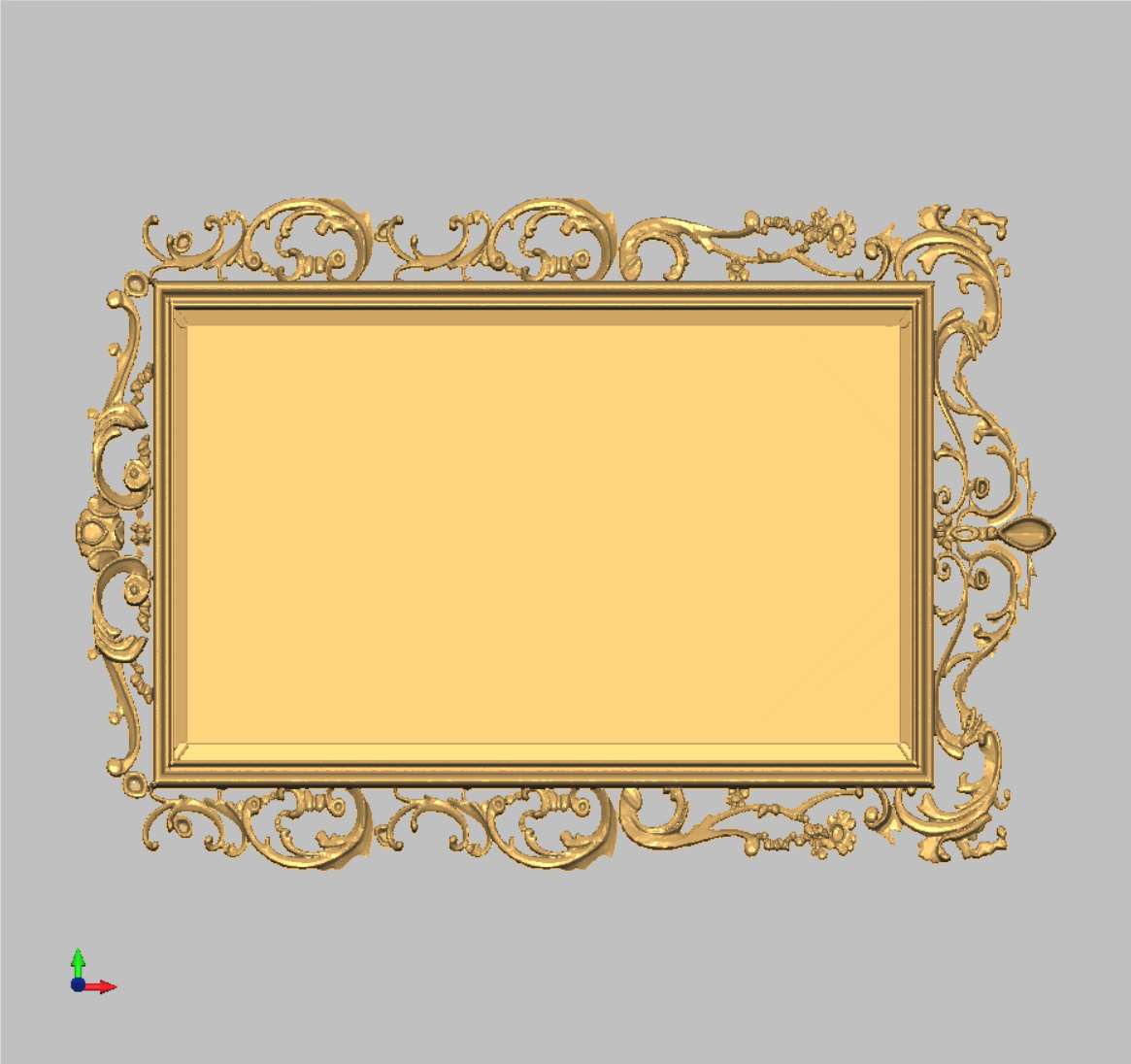 Рамка прямоугольная «Рокайль» (Модель 6246)