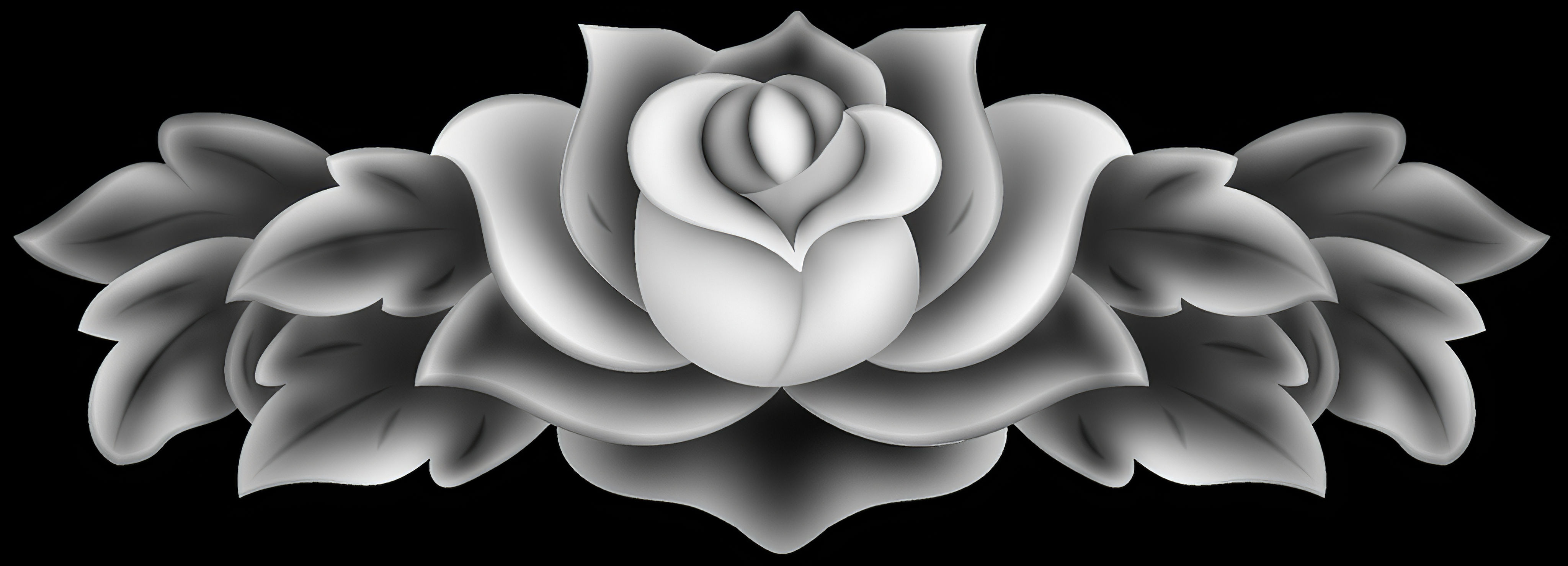 3D grayscale image BMP file 218 STL