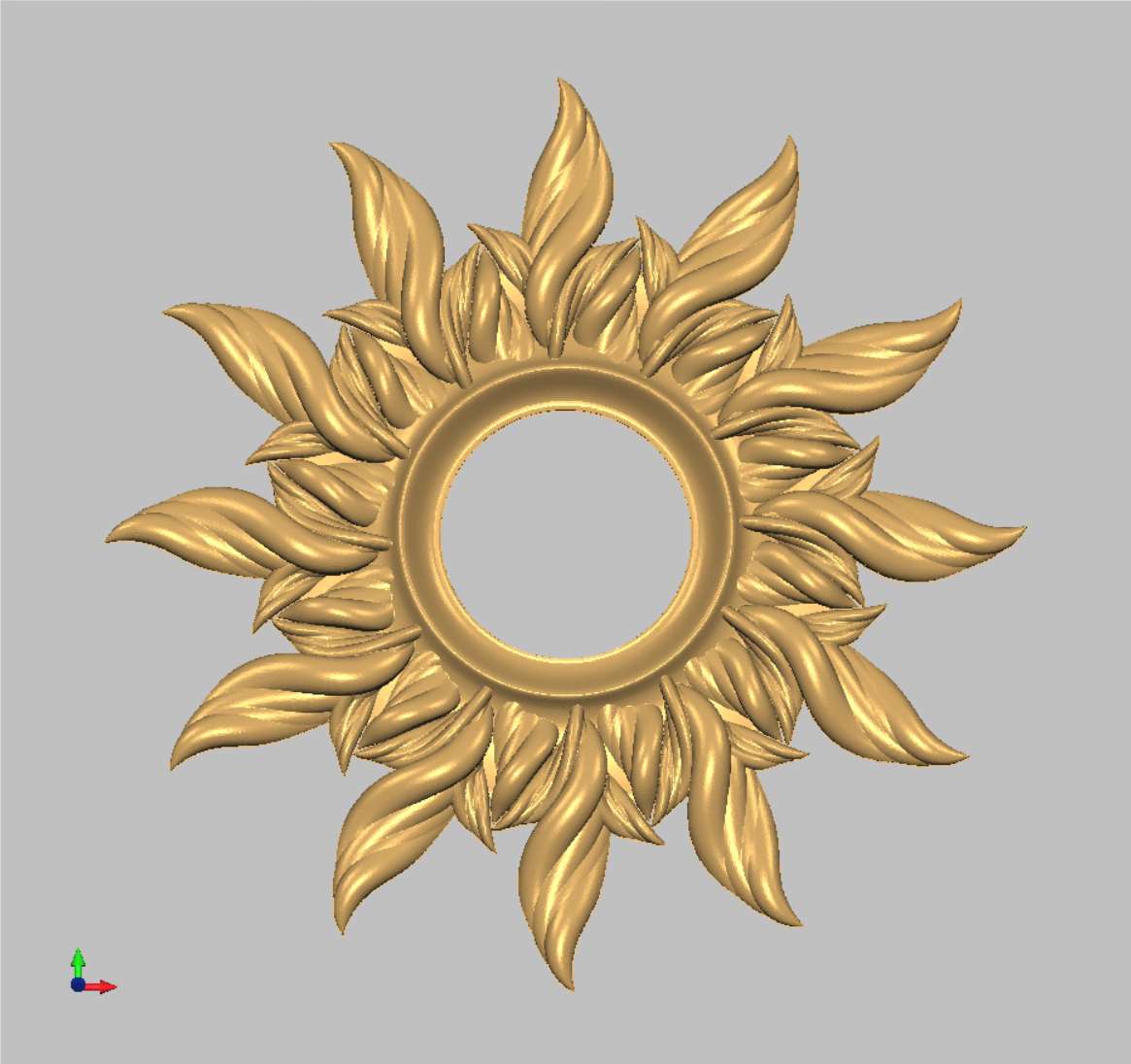 The round frame 