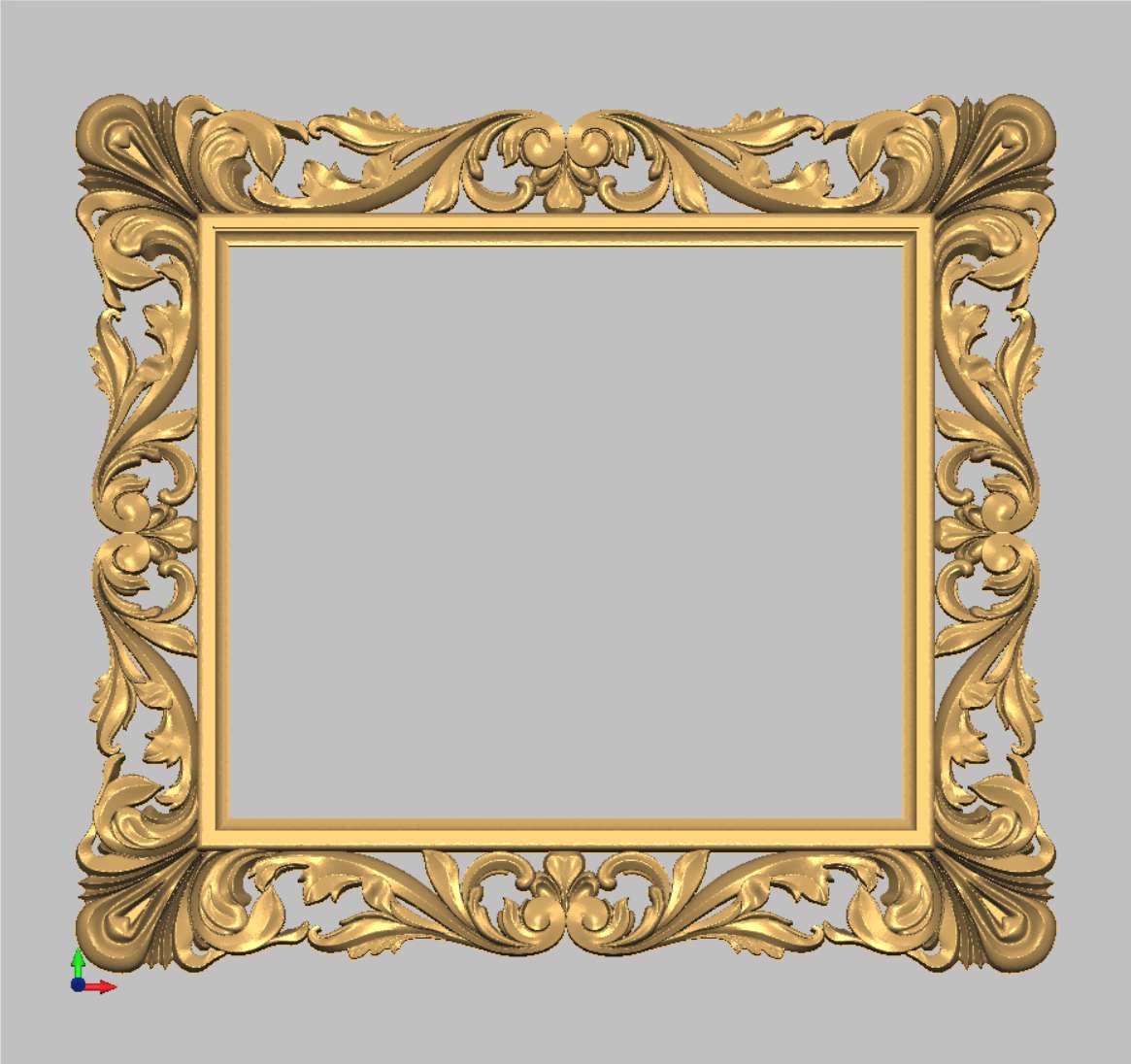 Square frame «Rocale» (model 6169)
