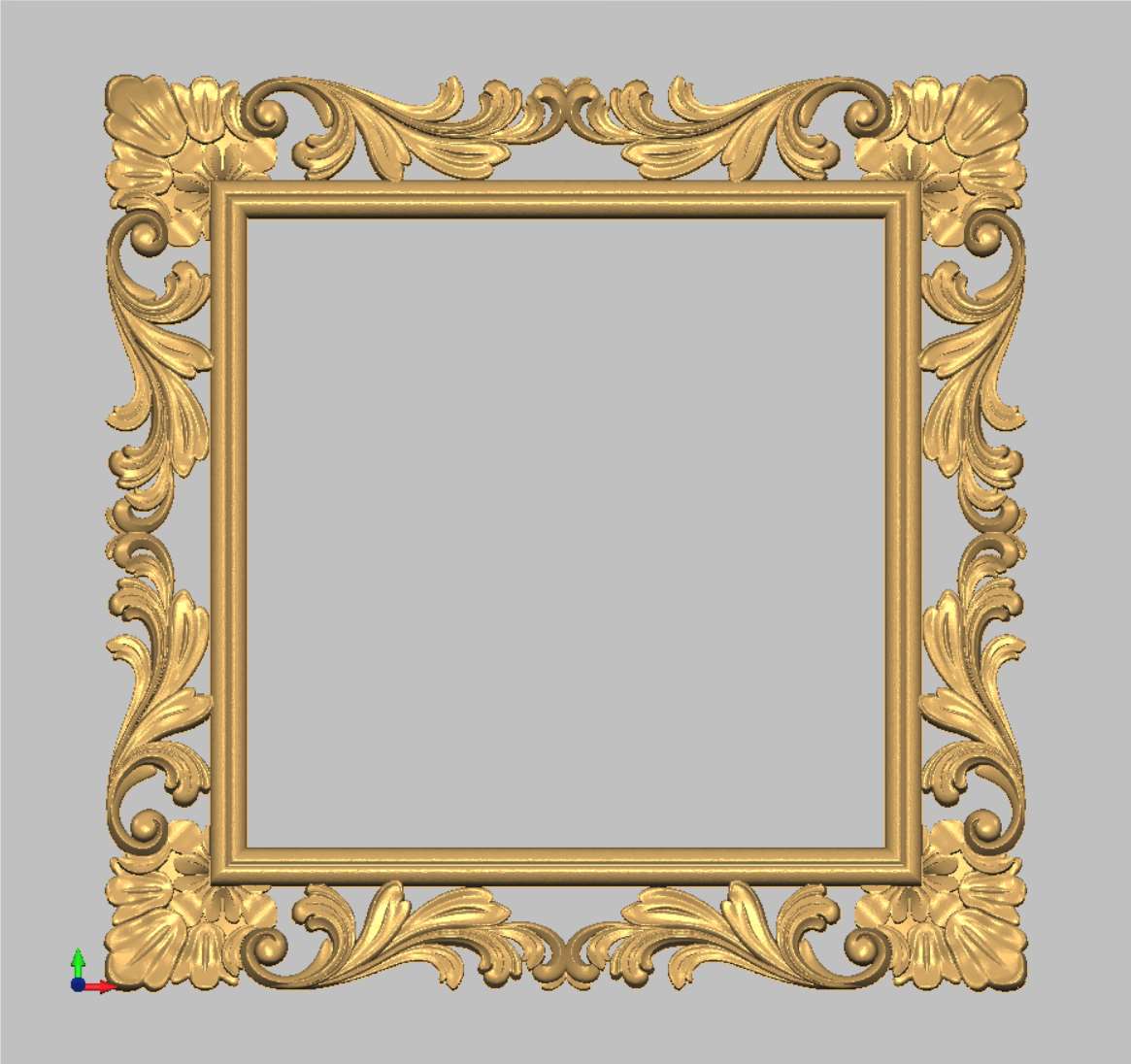Square frame «Rocale» (model 6188)