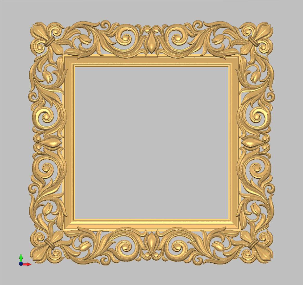 Square frame «Rocale» (model 6234)