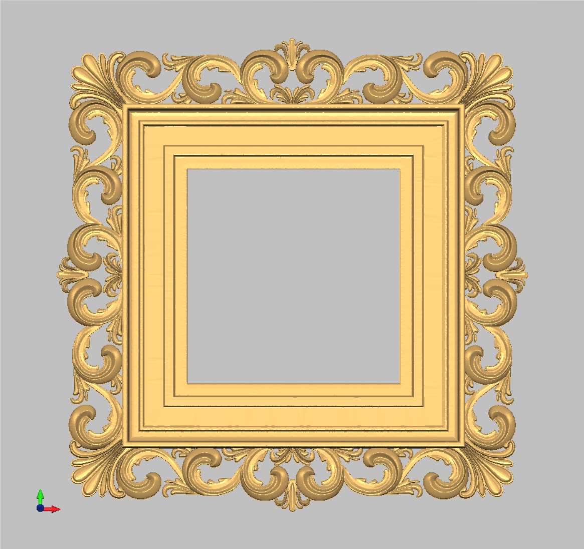 Square frame «Rocale» (model 6235)