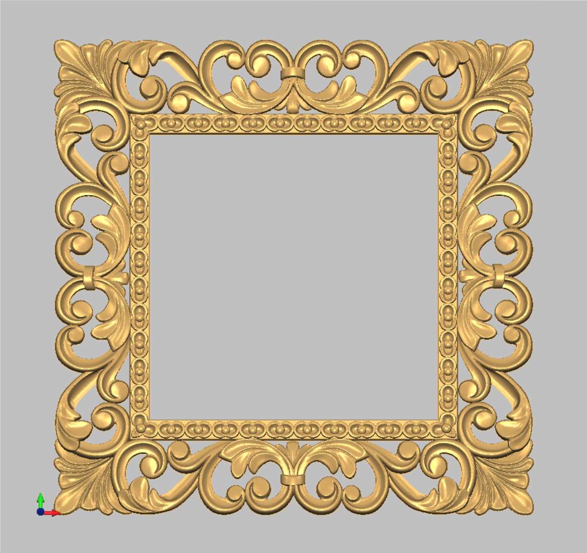 Square frame «Rocale» (model 6236)