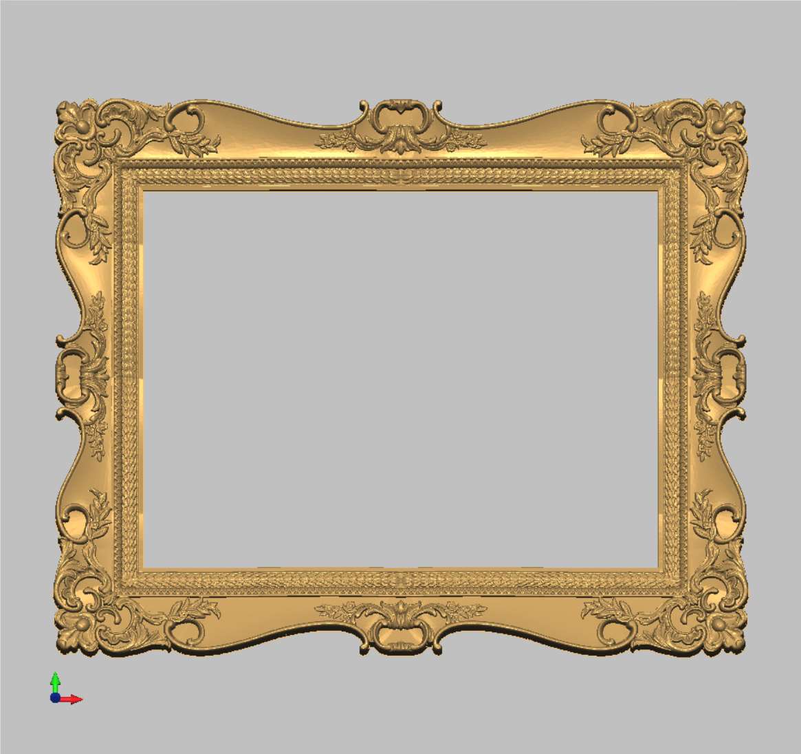 Rectangular frame «Rococo» (model 6252)