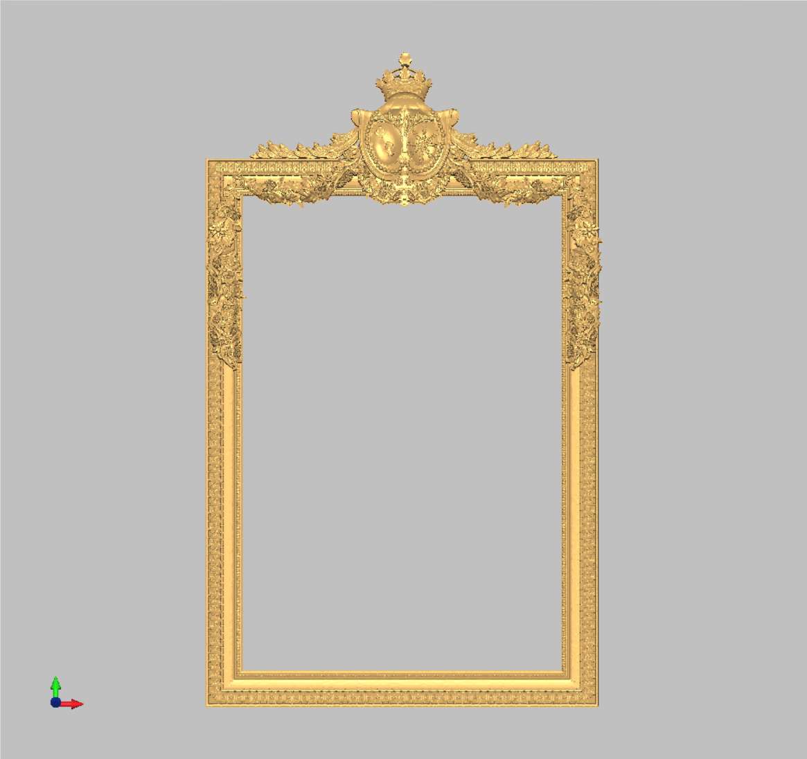 Rectangular frame «Rococo» (model 6253)
