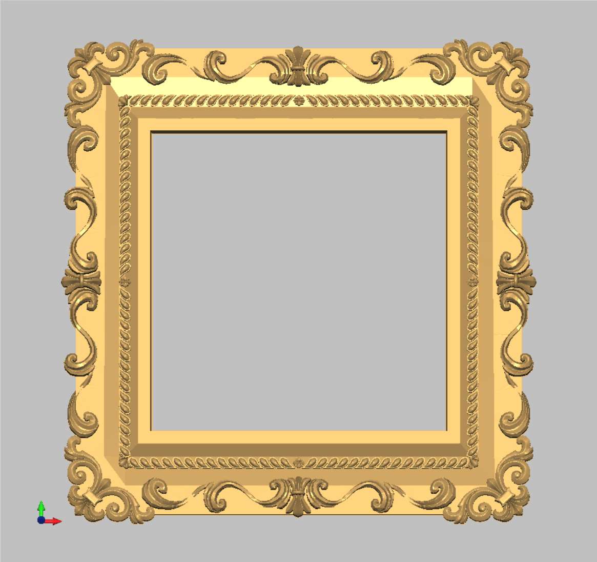 Square frame «Rococo» (model 6269)