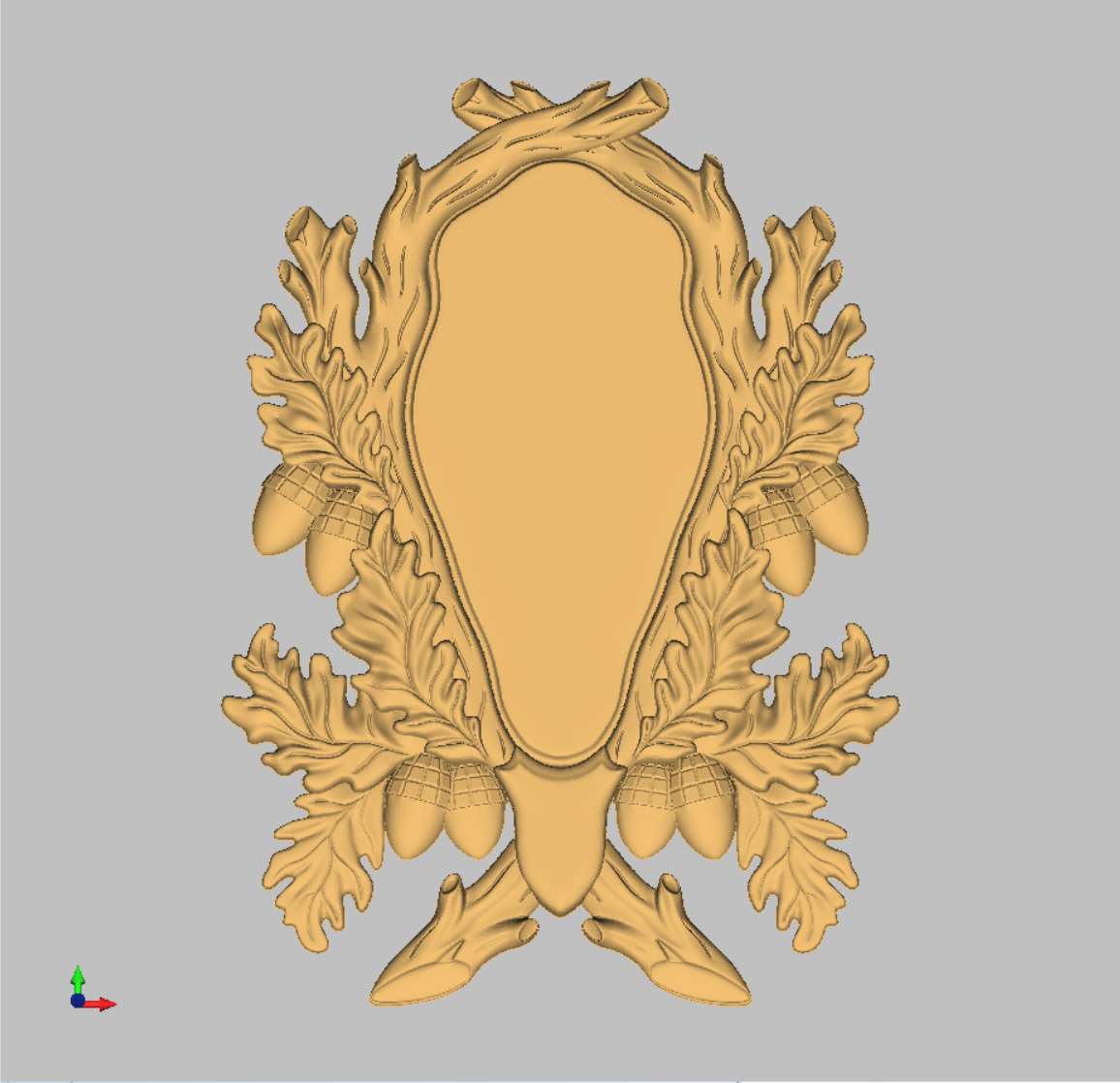 Frame for the trophy 