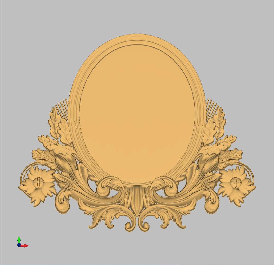 Frame for the trophy 