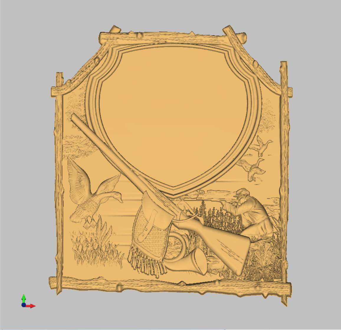 Frame for the trophy 