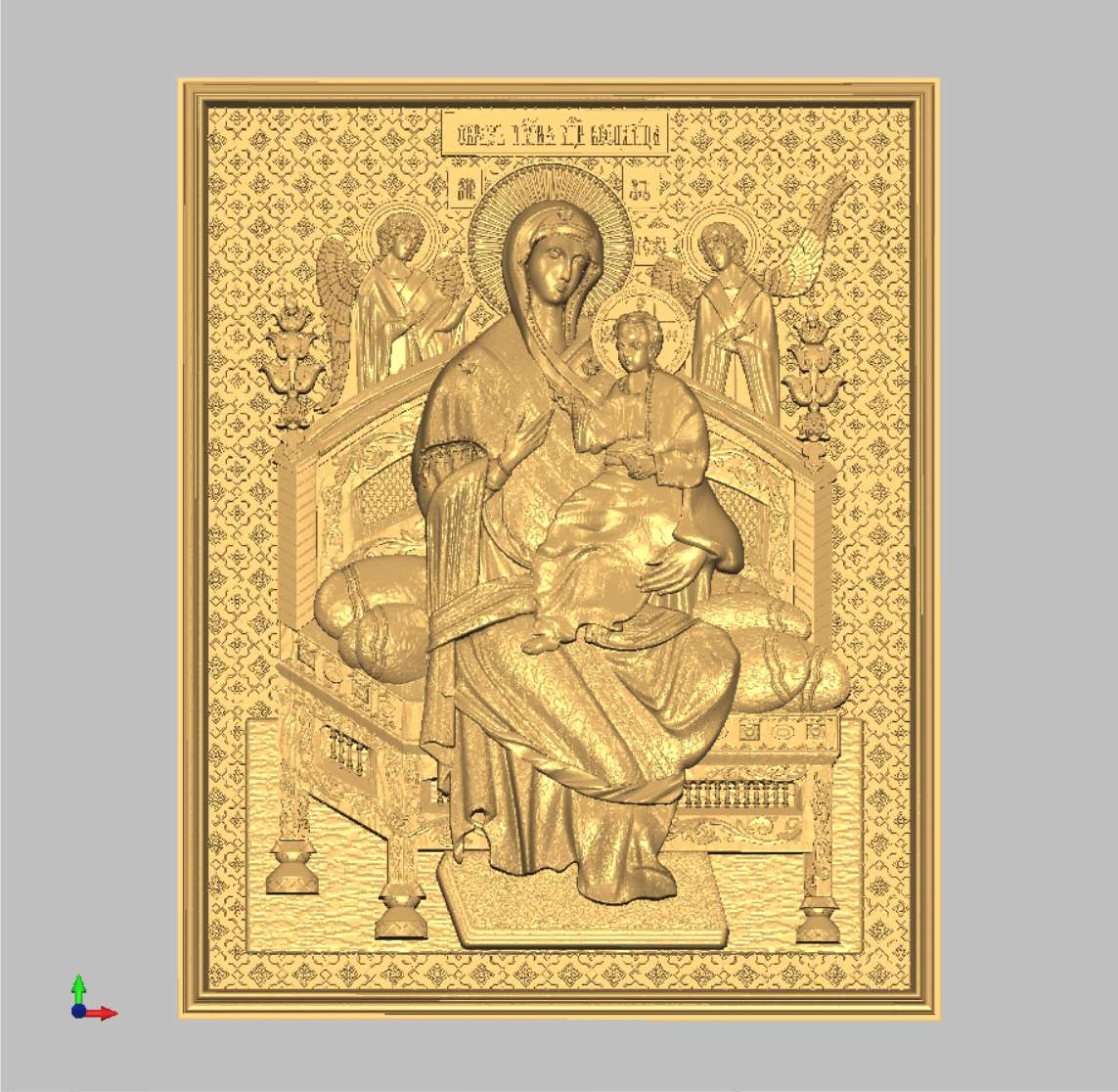 The icon of the Mother of God 