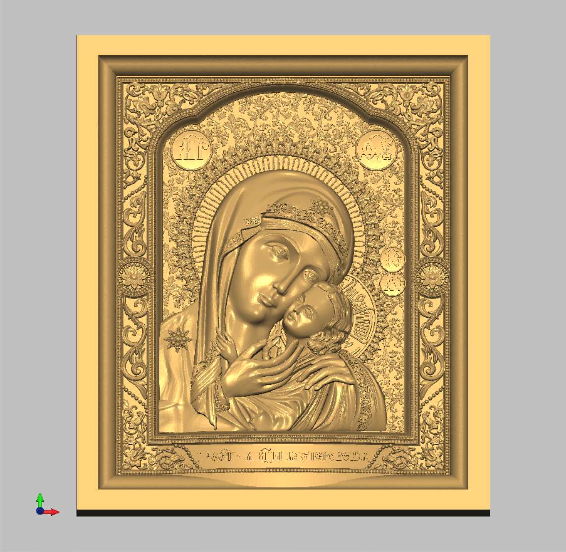 The icon of the Mother of God 