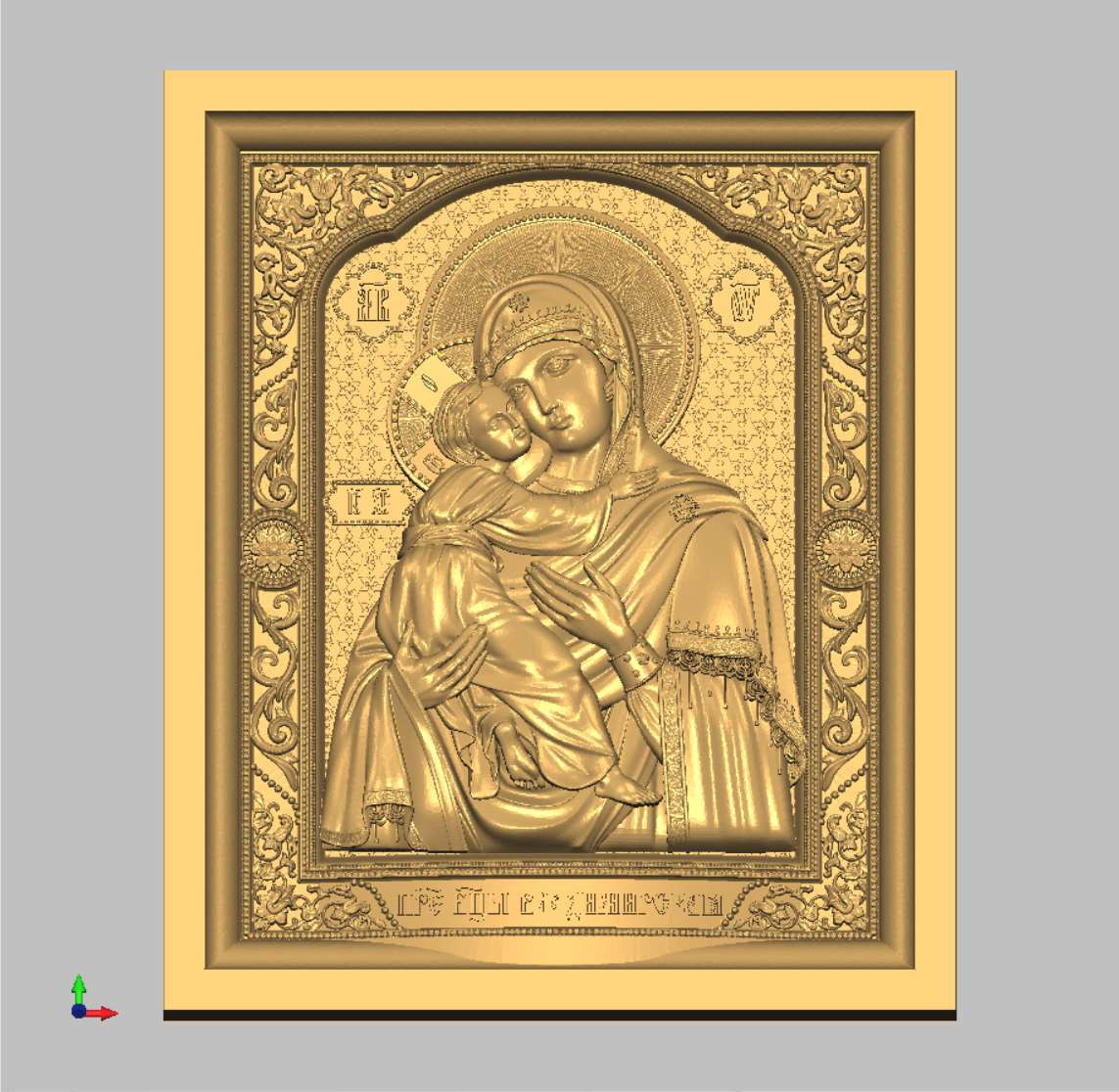 The icon of the Virgin 