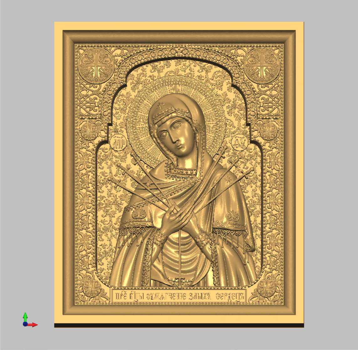 The icon of the Virgin 