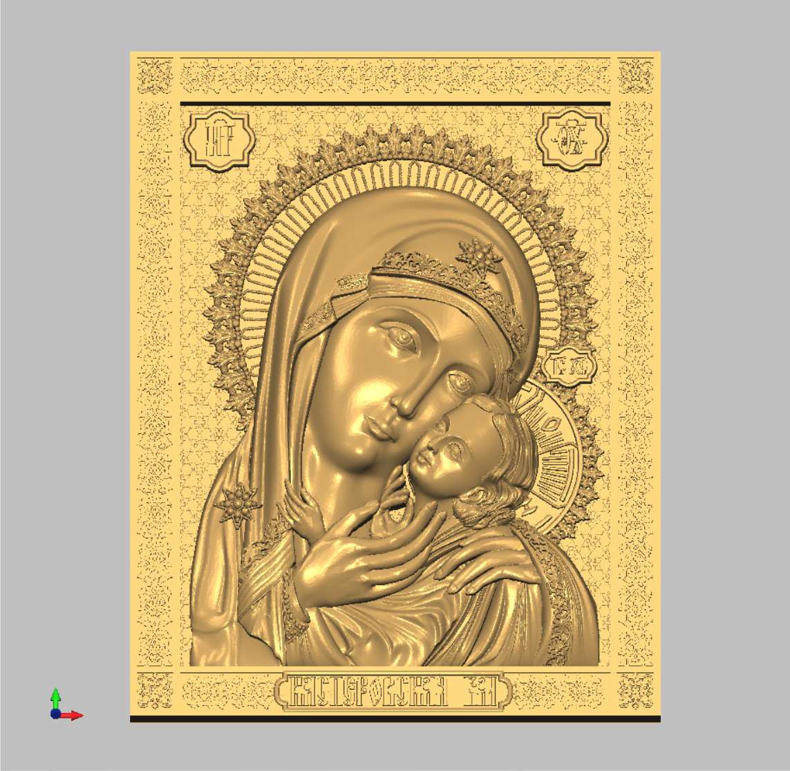 The icon of the Mother of God 