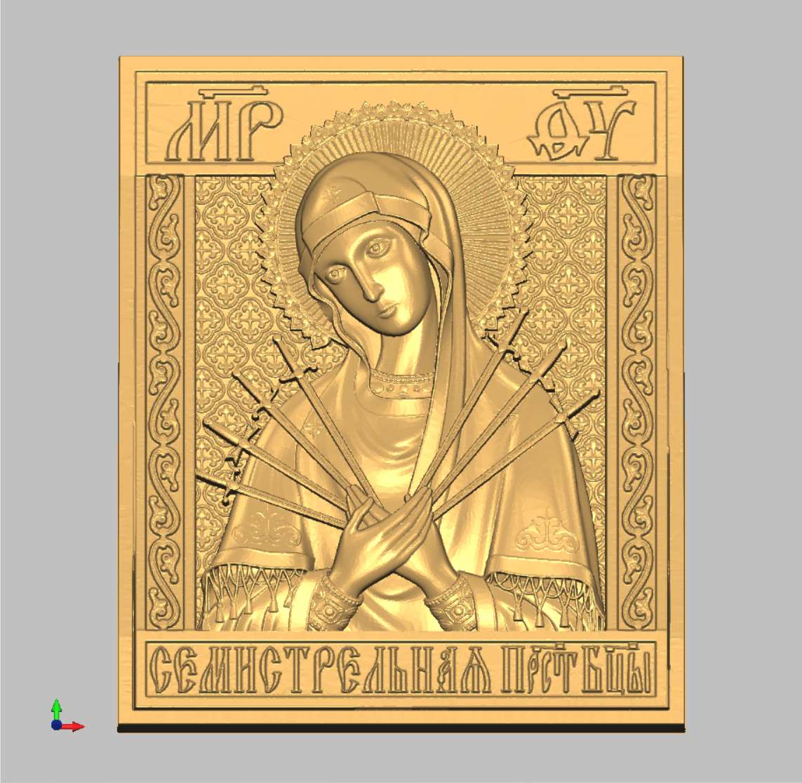 The icon of the Virgin 