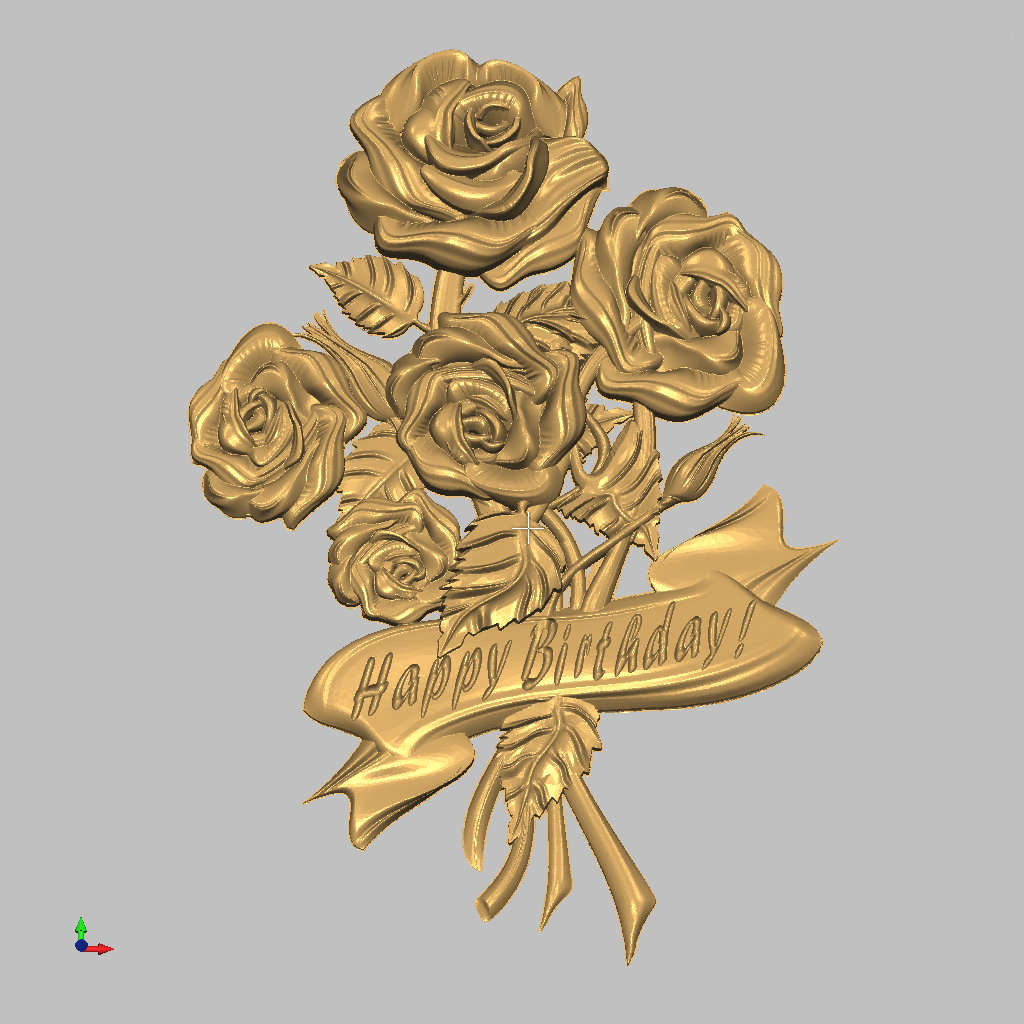 Rose Bouquet Decor (Model 3579)