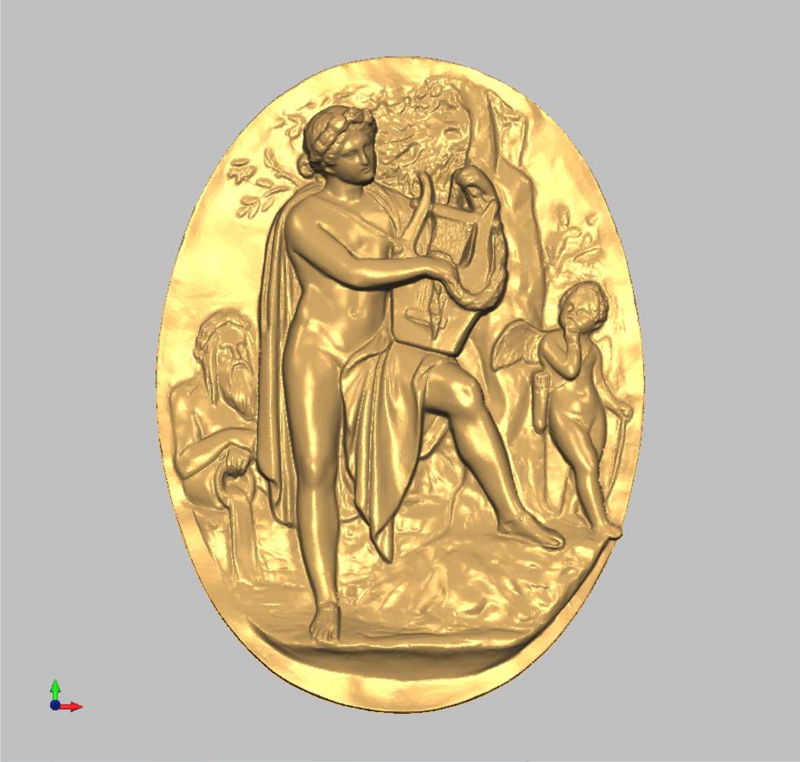 Oval panel 