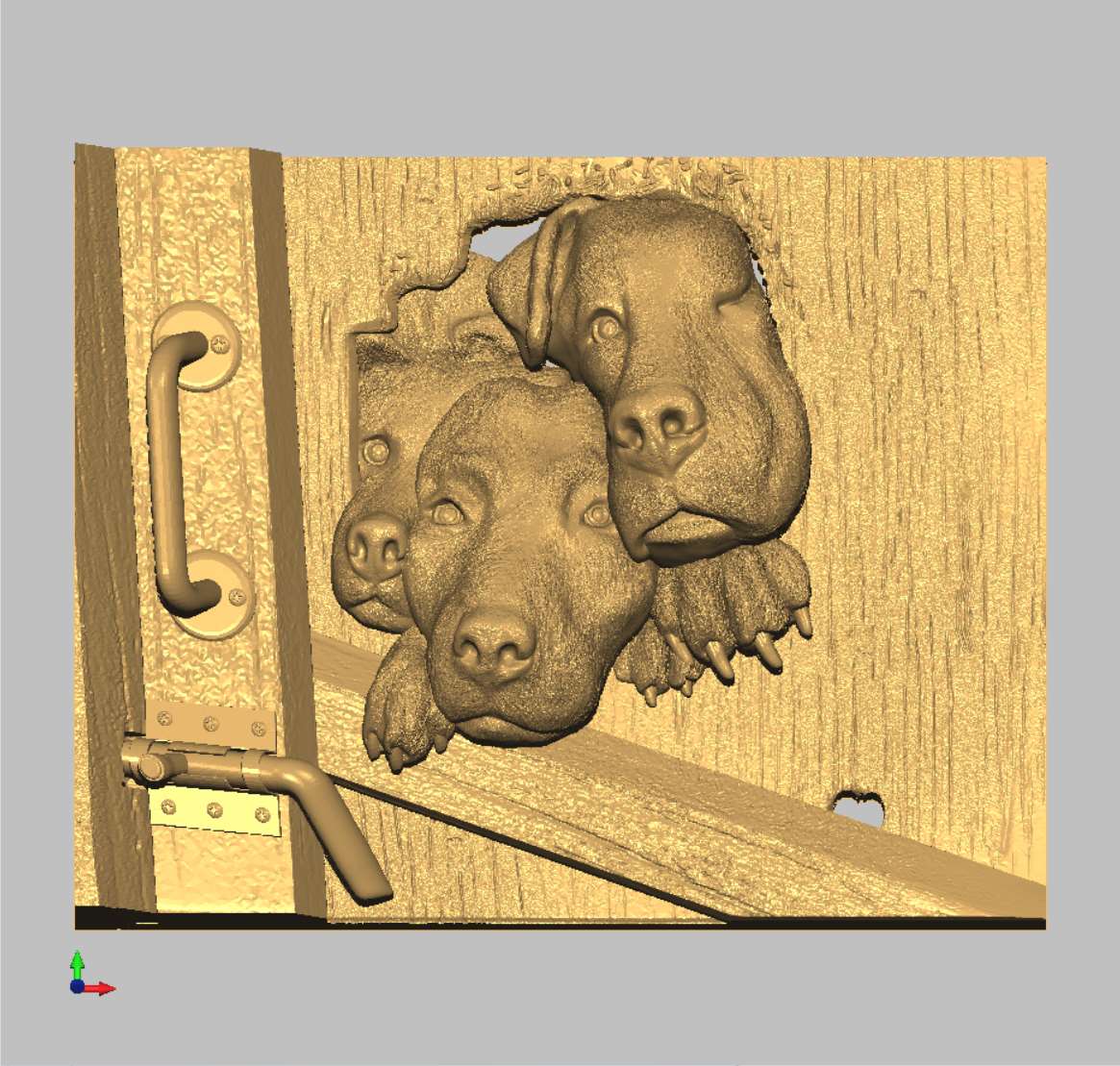 Panel without frame 