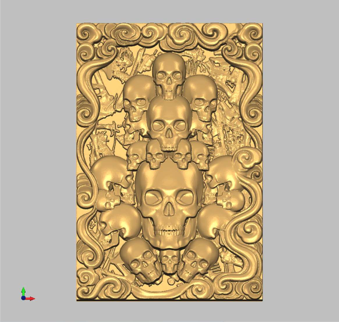 Panel without frame 
