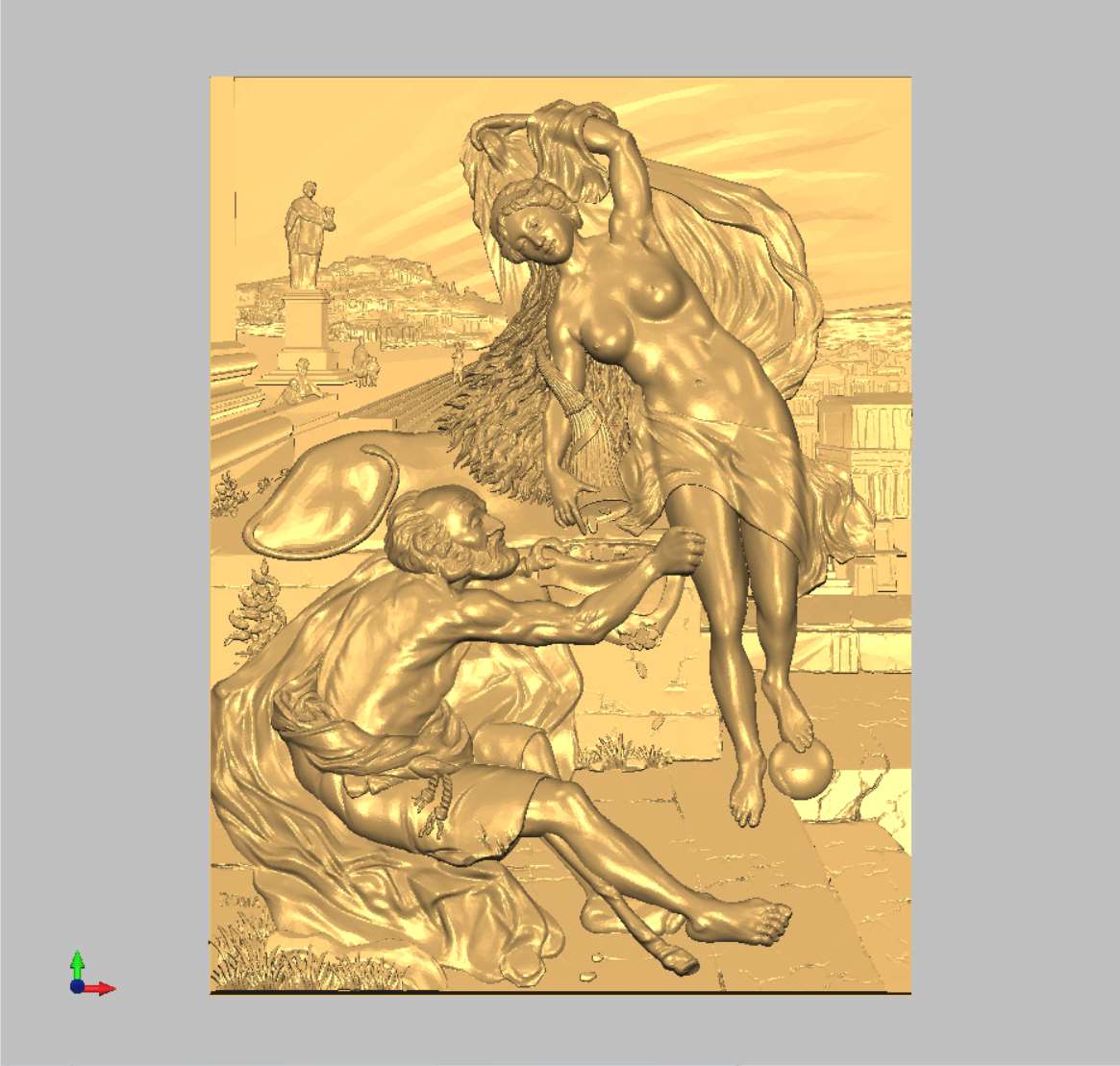 Panel without a frame 