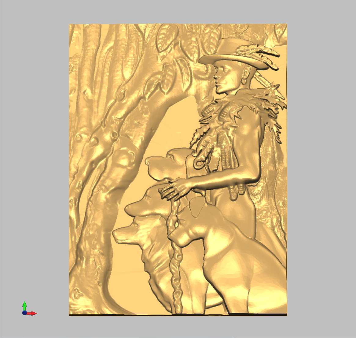 Panel without a frame 