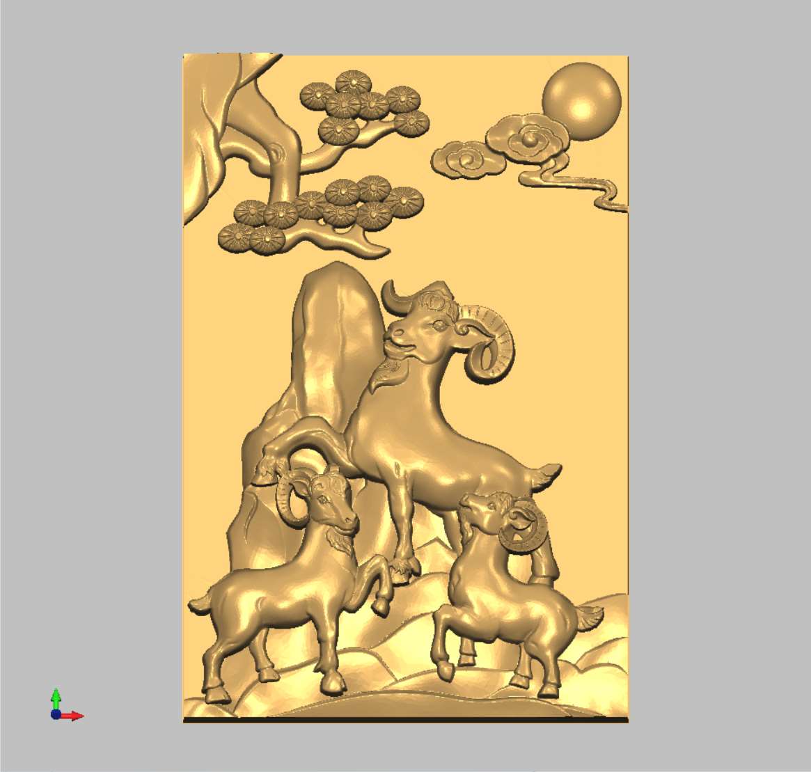 Panel without a frame 