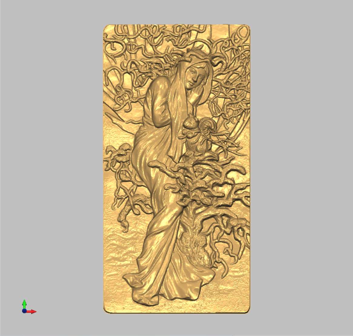 Panel without a frame 