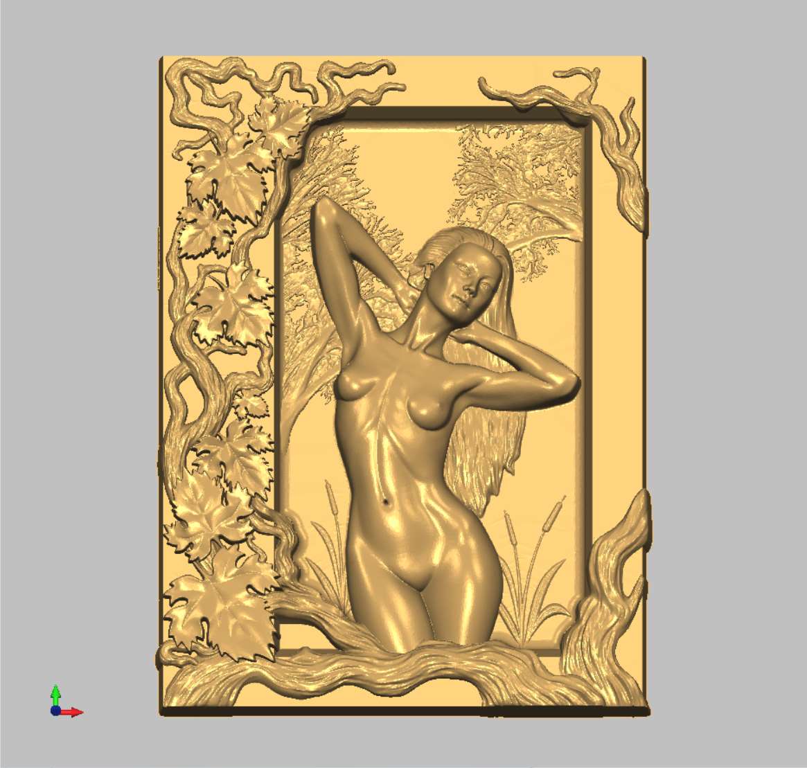 Panel without a frame 