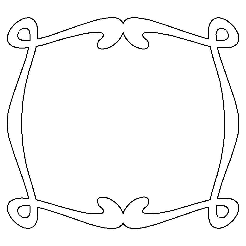 Frame (Model v-4582) DXF, EPS, CAD 2D vector model