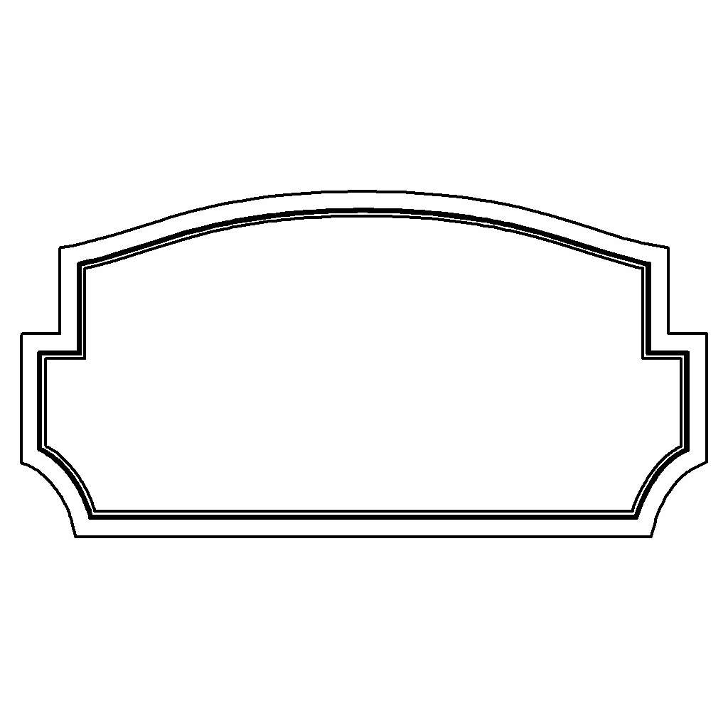 Frame (Model v-4693) DXF, EPS, CAD 2D vector model