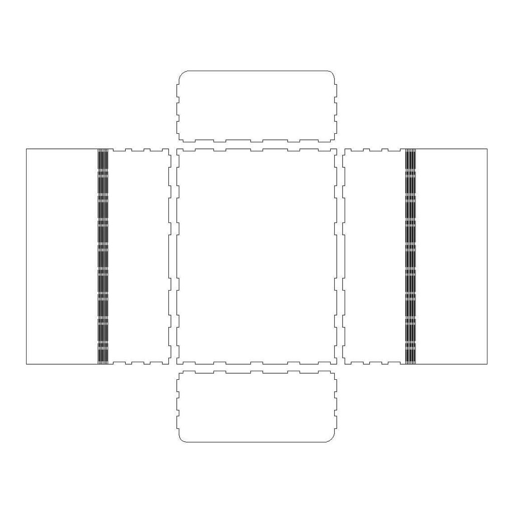 Original box (Model v-1060) EPS, DXF, 2D vector model