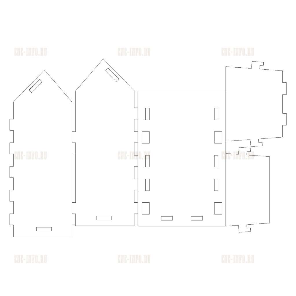 Designer «Box» (model v-1291) EPS, DXF, CDR, 2D vector model